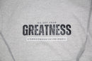 "GOD & GREATNESS"  HOODIE (UNISEX) - GREY